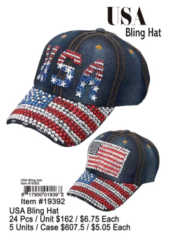 USA Bling Hat